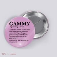 Gammy Definition Funny Grandmother Button thumb 0