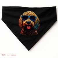 Goldendoodle Dood Funny Doodle Dog Golden Doodle USA-Made Doggie Bandana thumb 0