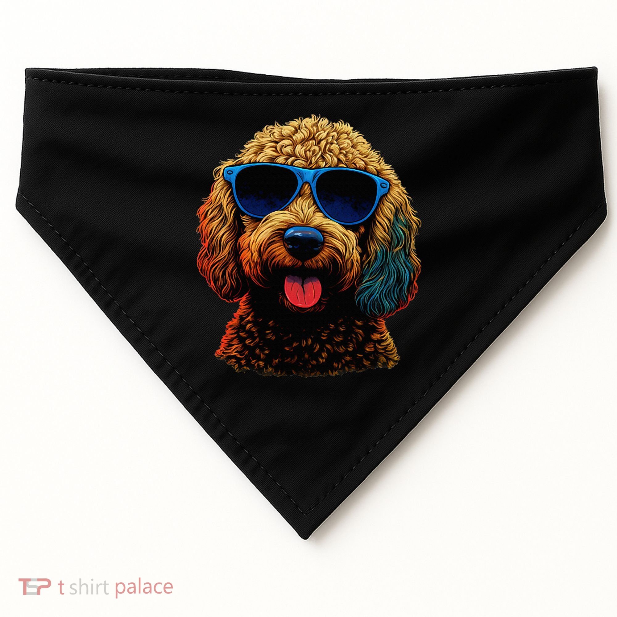 Goldendoodle Dood Funny Doodle Dog Golden Doodle USA-Made Doggie Bandana