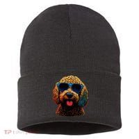 Goldendoodle Dood Funny Doodle Dog Golden Doodle Sustainable Knit Beanie thumb 0