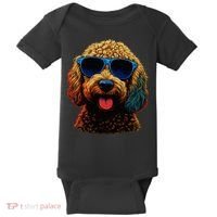 Goldendoodle Dood Funny Doodle Dog Golden Doodle Baby Bodysuit thumb 0