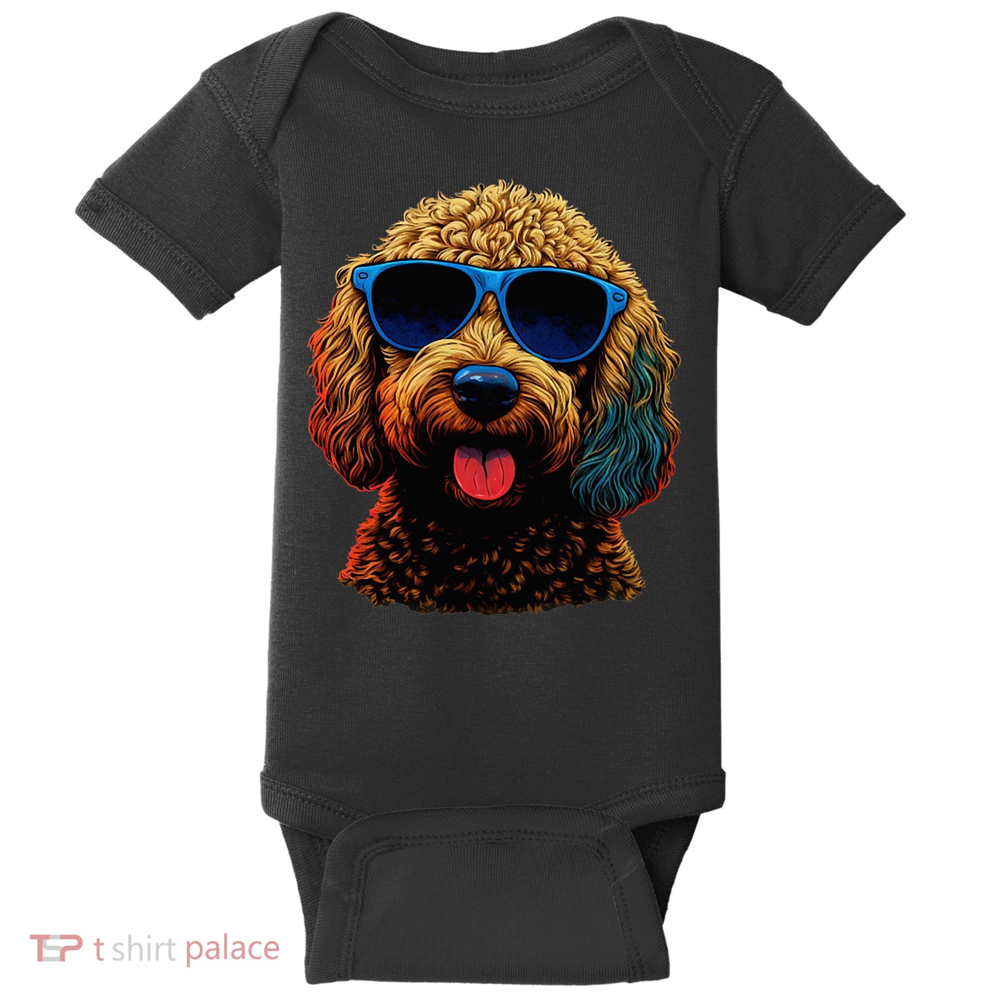 Goldendoodle Dood Funny Doodle Dog Golden Doodle Baby Bodysuit