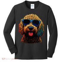 Goldendoodle Dood Funny Doodle Dog Golden Doodle Kids Long Sleeve Shirt thumb 0