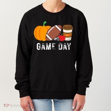 Game Day Football Pumpkin Fall Women's Sweatshirt