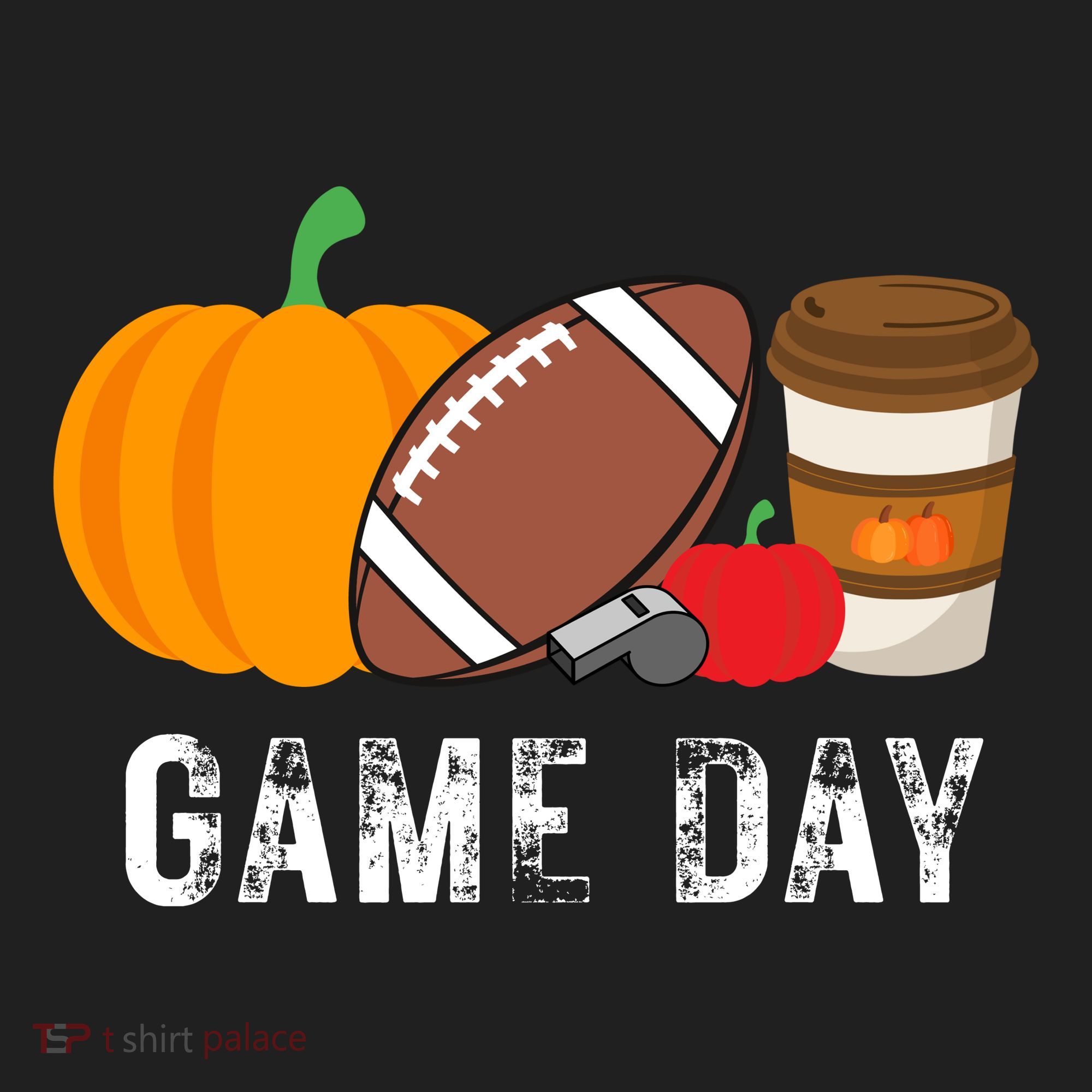 Game Day Football Pumpkin Fall Women's Sweatshirt
