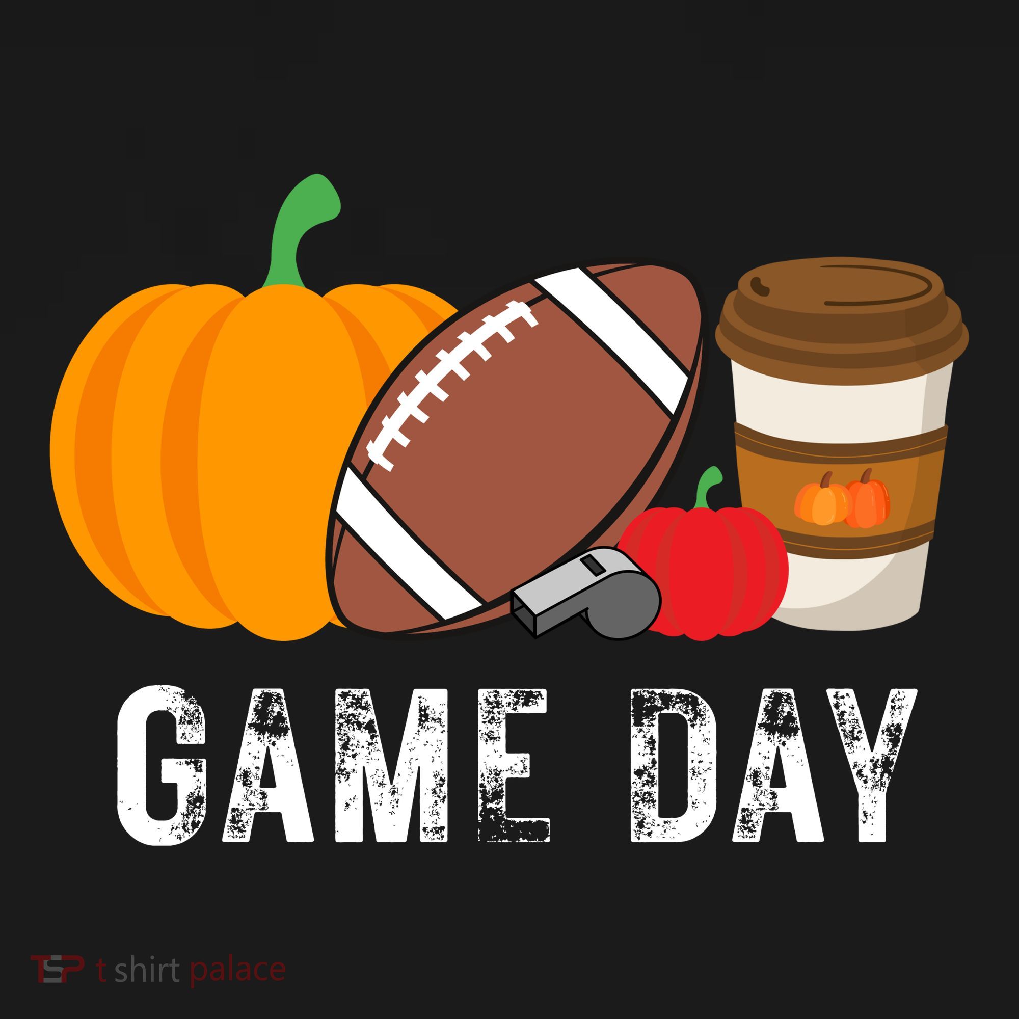Game Day Football Pumpkin Fall Bucket Hat