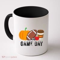 Game Day Football Pumpkin Fall Coffee Mug thumb 0
