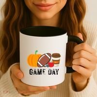 Game Day Football Pumpkin Fall Coffee Mug thumb 3