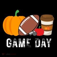 Game Day Football Pumpkin Fall Mousepad thumb 1
