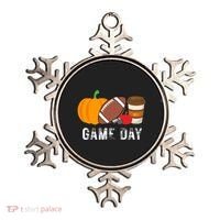 Game Day Football Pumpkin Fall Ornament thumb 0