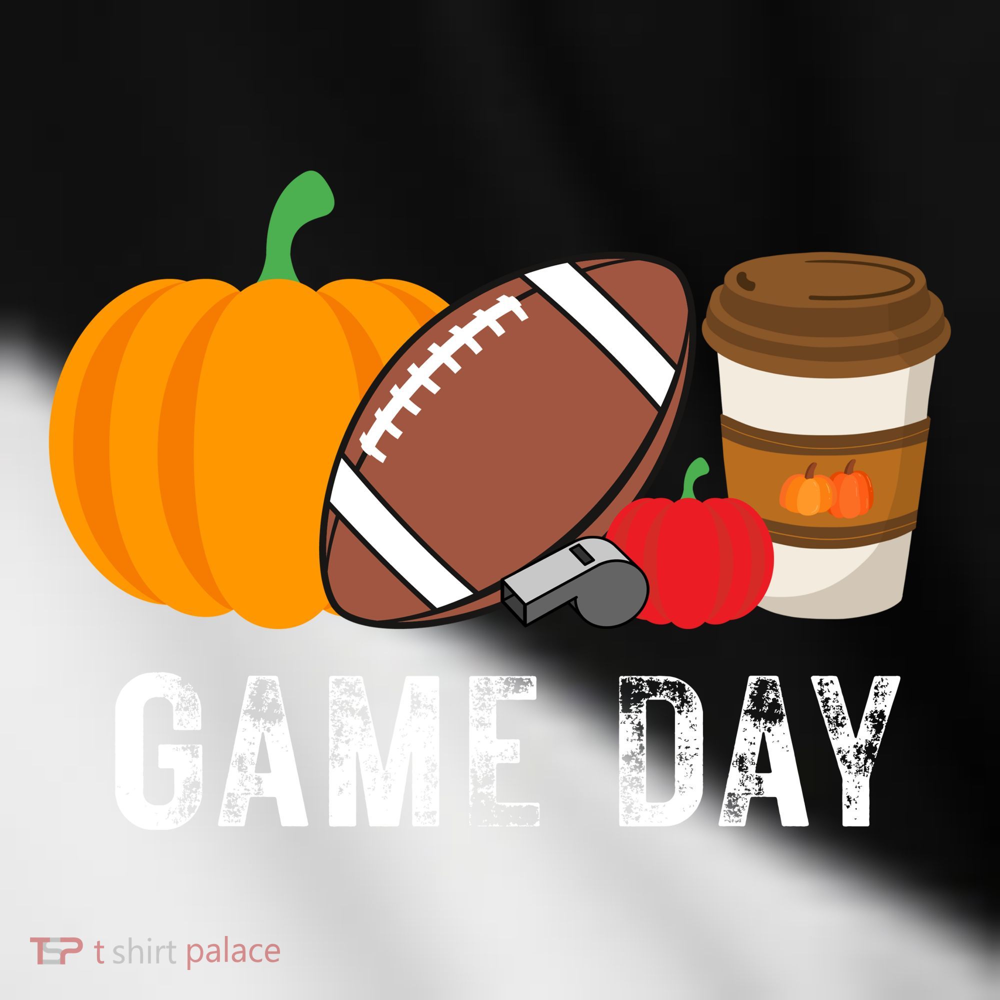 Game Day Football Pumpkin Fall Toddler Fine Jersey T-Shirt