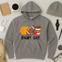 Game Day Football Pumpkin Fall Hoodie thumb 3