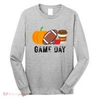 Game Day Football Pumpkin Fall Long Sleeve Shirt thumb 0