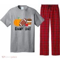 Game Day Football Pumpkin Fall Pajama Set thumb 0