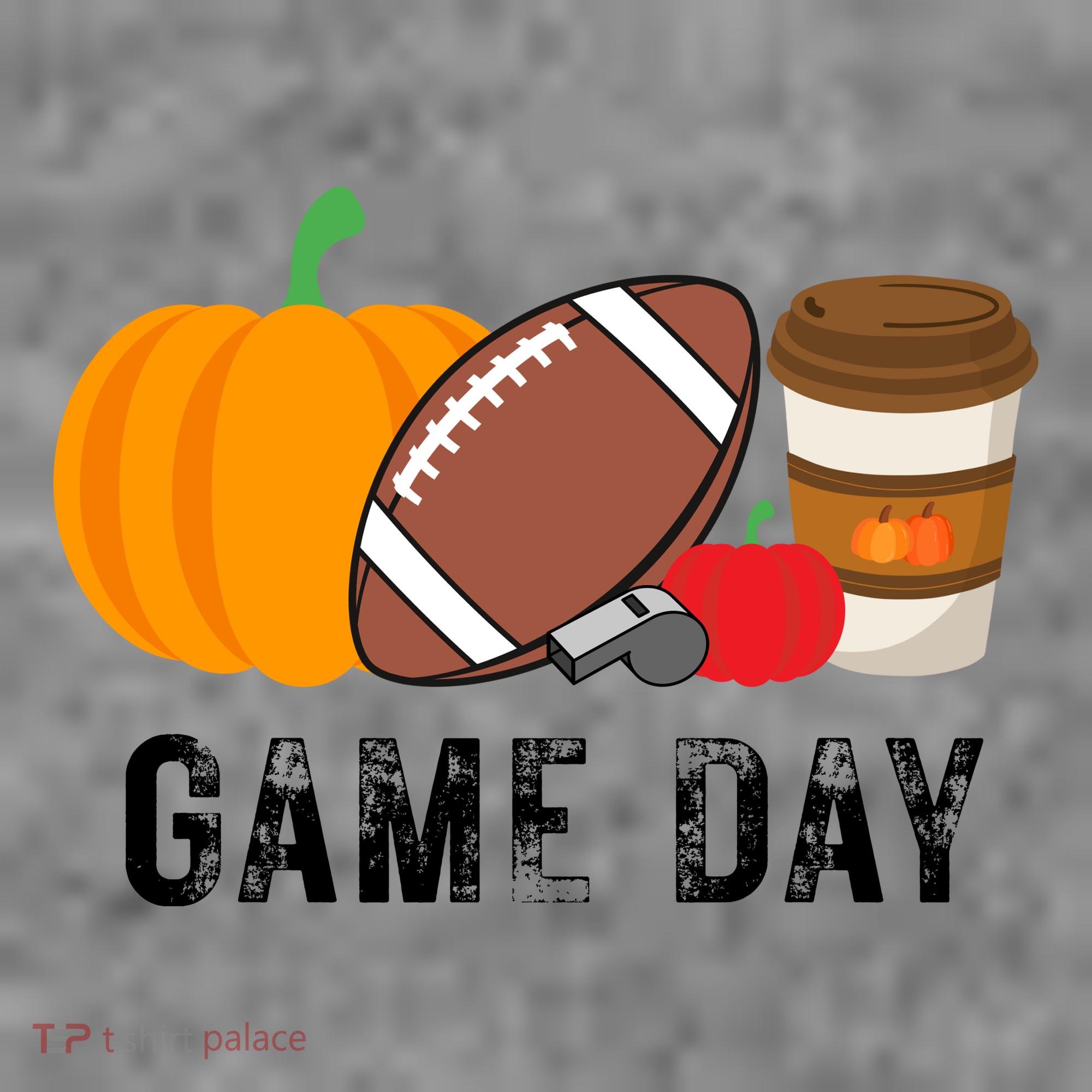 Game Day Football Pumpkin Fall Kids Sweatshirt