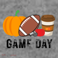 Game Day Football Pumpkin Fall Kids Long Sleeve Shirt thumb 2
