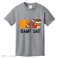 Game Day Football Pumpkin Fall Kids T-Shirt thumb 0