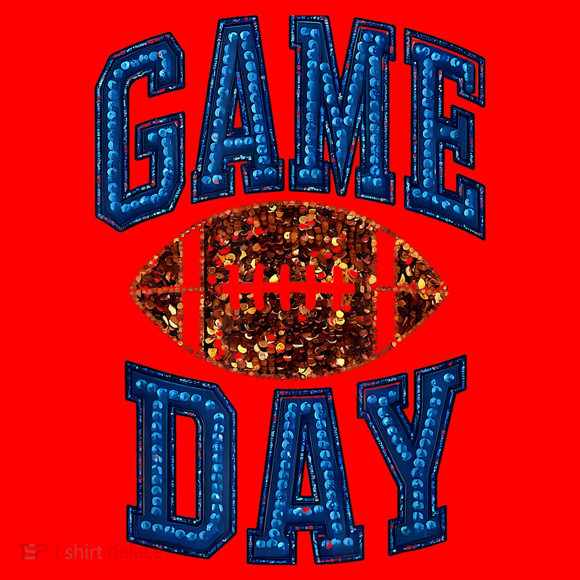 Game Day Football For Women Santa Hat