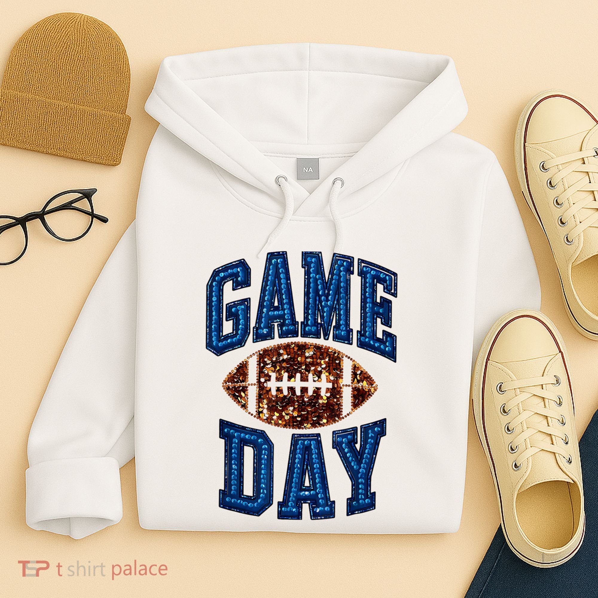 Game Day Football For Women Hoodie