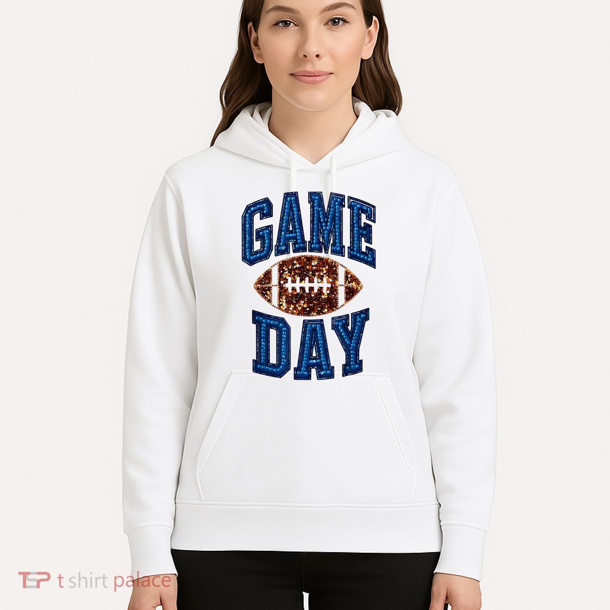Game Day Football For Women Hoodie