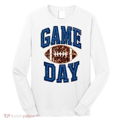 Game Day Football For Women Long Sleeve Shirt