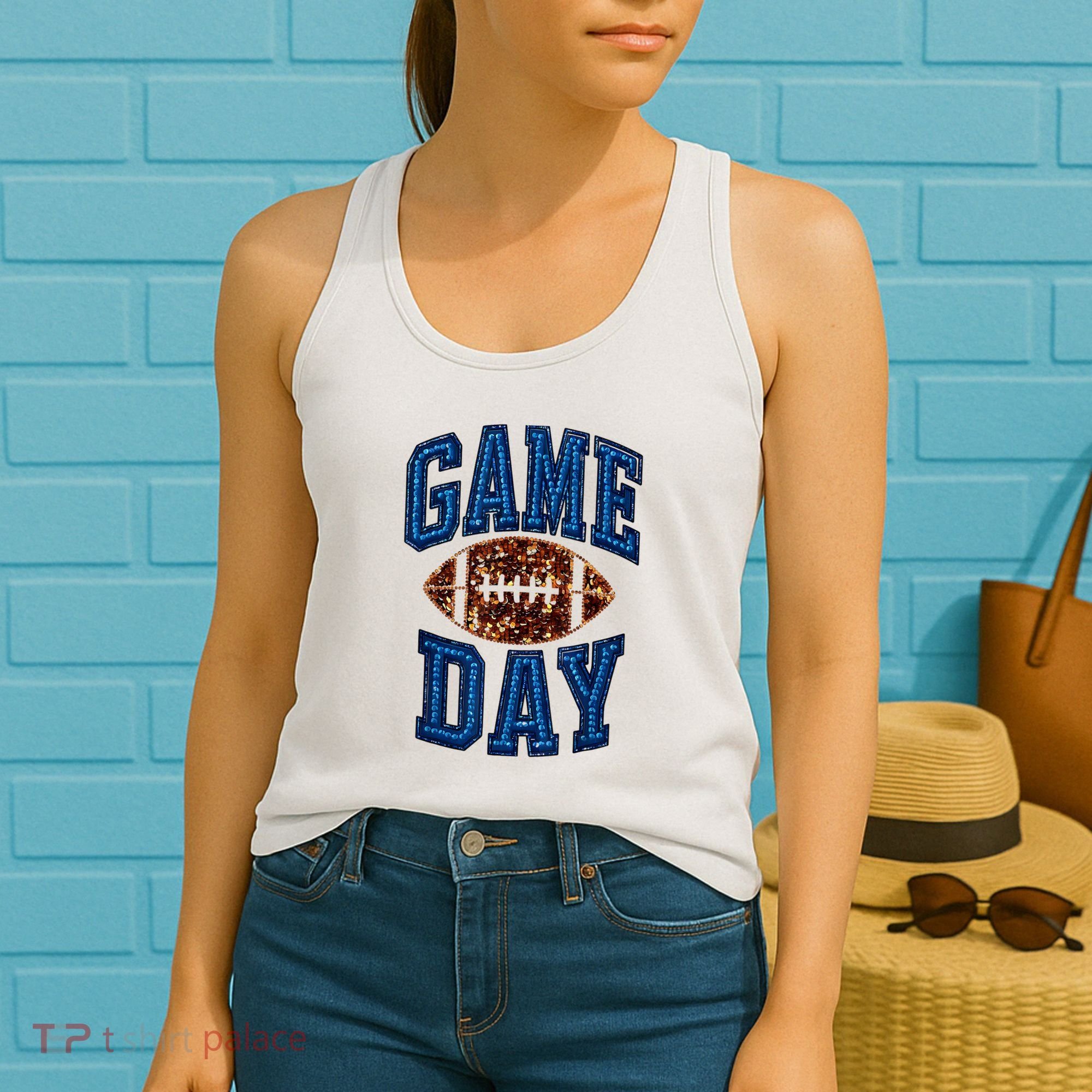 Game Day Football For Women Women's Tank Top