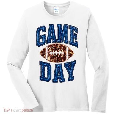 Game Day Football For Women Women's Long Sleeve Shirt
