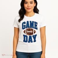 Game Day Football For Women Women's T-Shirt thumb 4