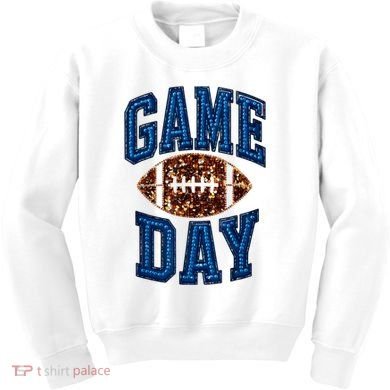 Game Day Football For Women Kids Sweatshirt