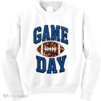 Game Day Football For Women Kids Sweatshirt thumb 0