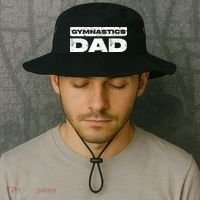 Gymnastics Dad Fathers Day Bucket Hat thumb 2