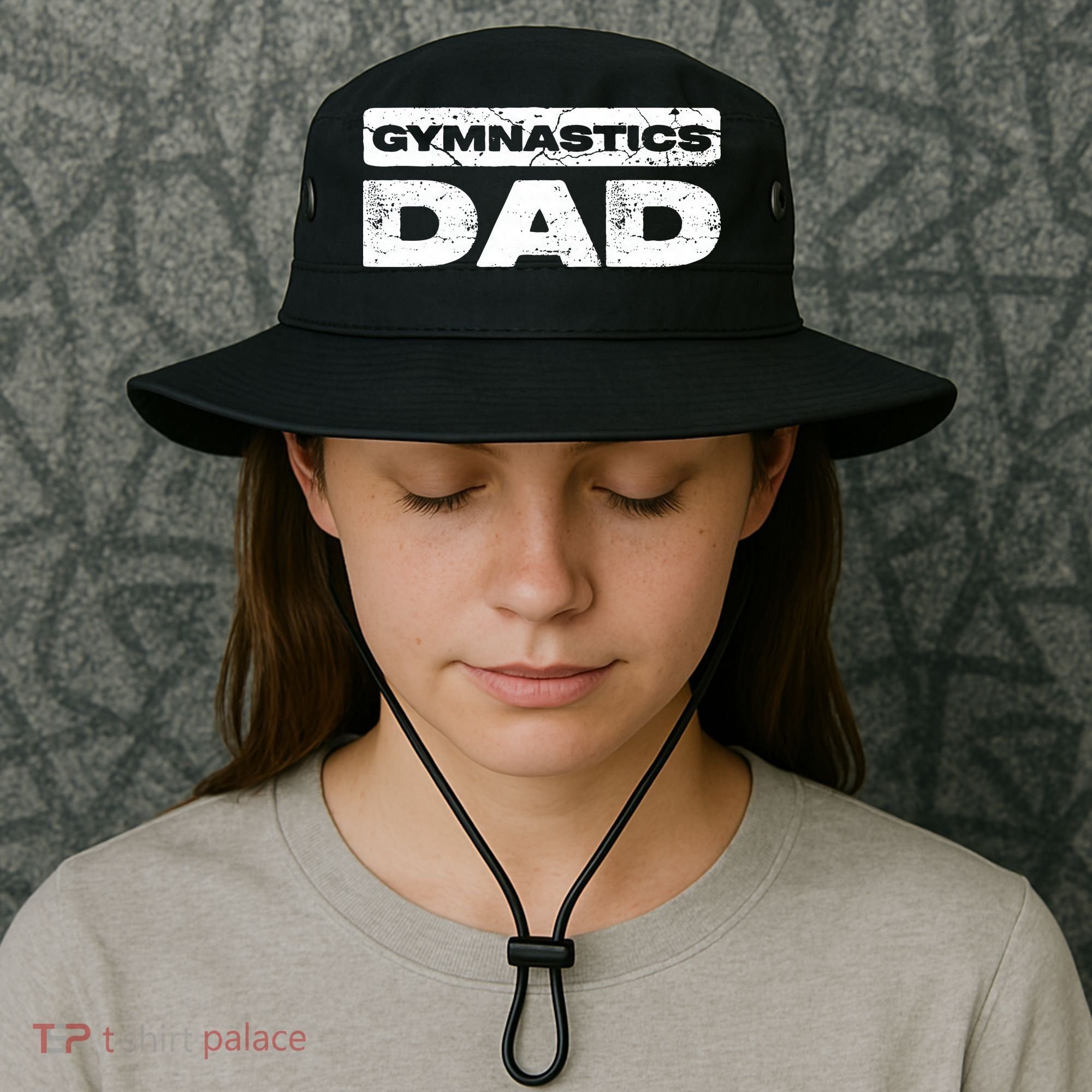 Gymnastics Dad Fathers Day Bucket Hat