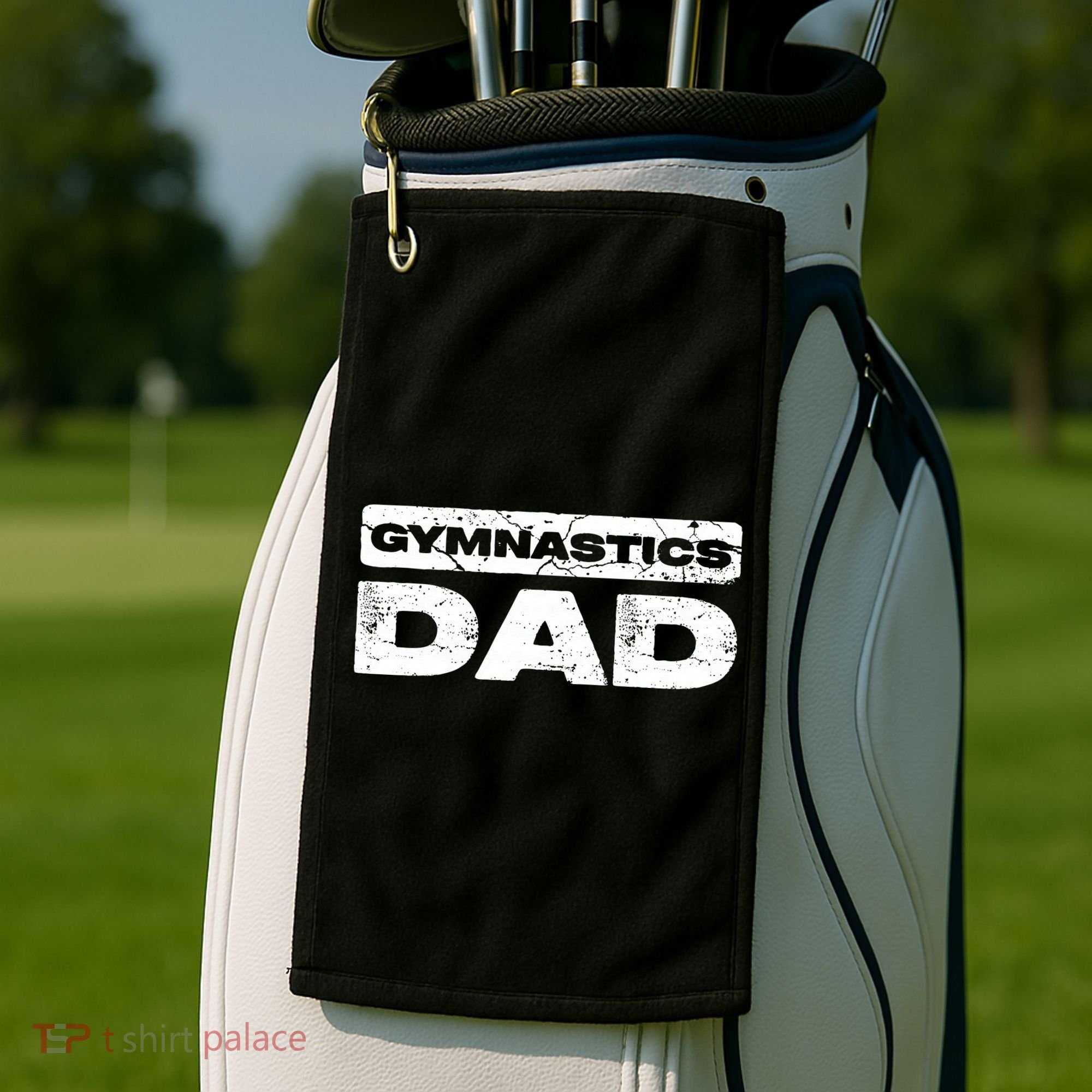 Gymnastics Dad Fathers Day Golf Towel