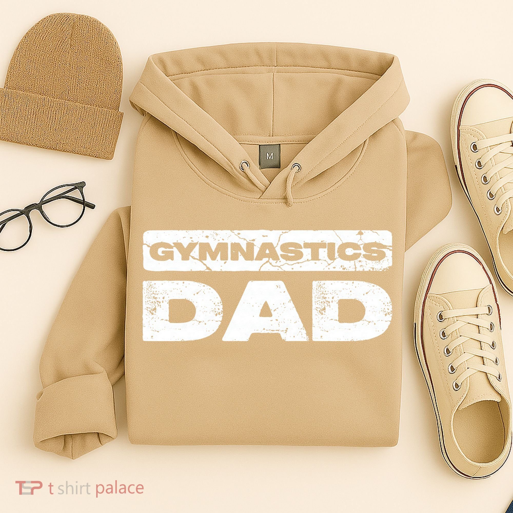 Gymnastics Dad Fathers Day Hoodie