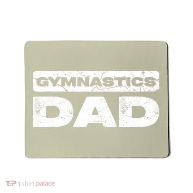 Gymnastics Dad Fathers Day Mousepad