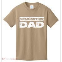 Gymnastics Dad Fathers Day Kids T-Shirt thumb 0