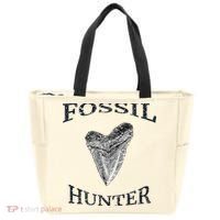 Great Distressed Fossil Hunter Megalodon Tooth Enthusiast Tote Bag thumb 0