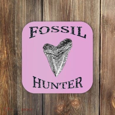 Great Distressed Fossil Hunter Megalodon Tooth Enthusiast Coaster