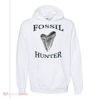 Great Distressed Fossil Hunter Megalodon Tooth Enthusiast Comfort Colors Garment-Dyed Hooded Sweatshirt thumb 0