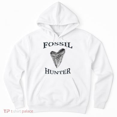 Great Distressed Fossil Hunter Megalodon Tooth Enthusiast Hoodie