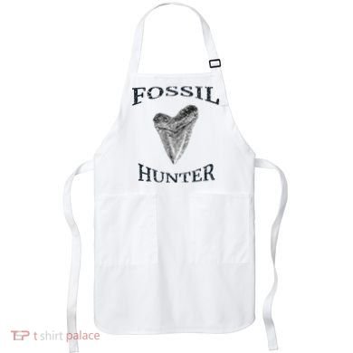 Great Distressed Fossil Hunter Megalodon Tooth Enthusiast Apron