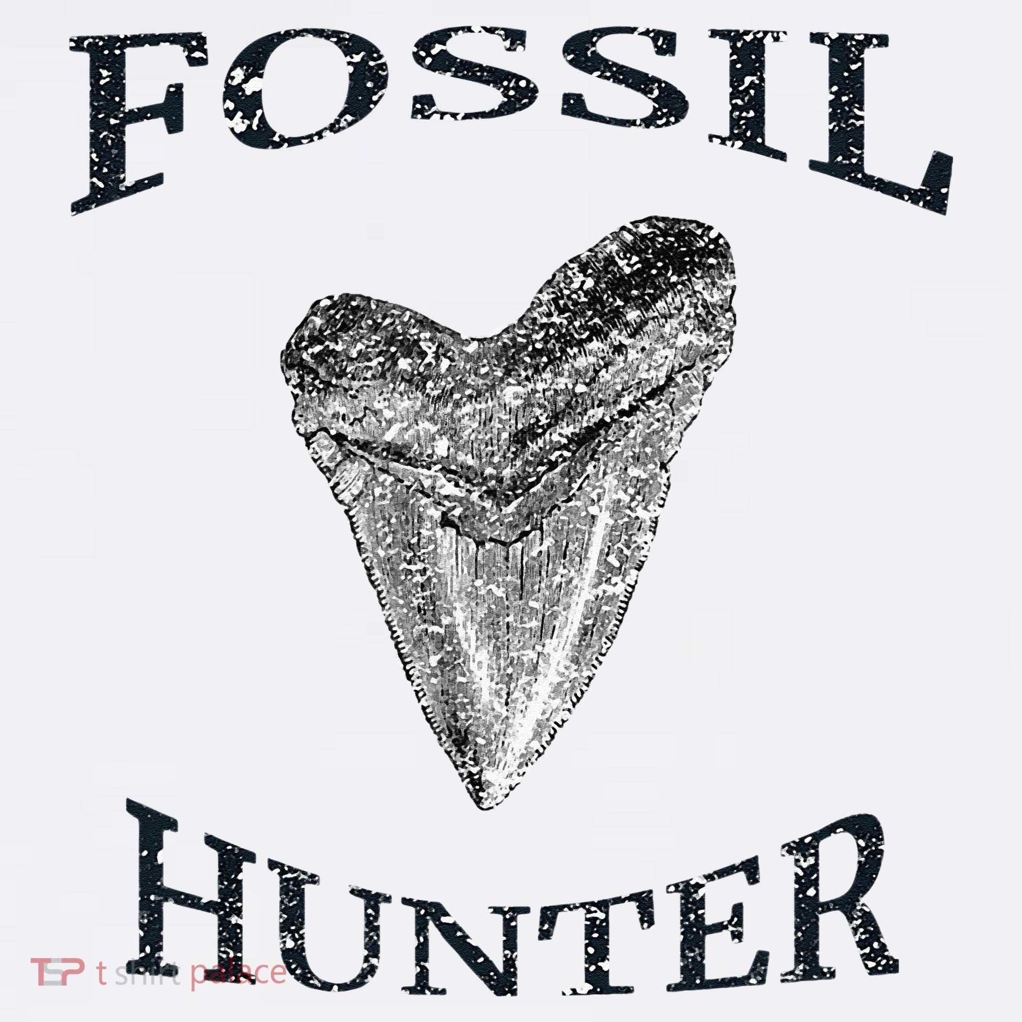 Great Distressed Fossil Hunter Megalodon Tooth Enthusiast Women's Hoodie