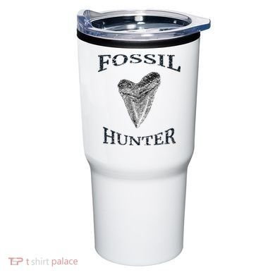 Great Distressed Fossil Hunter Megalodon Tooth Enthusiast Tumbler