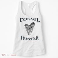 Great Distressed Fossil Hunter Megalodon Tooth Enthusiast Women's Tank Top thumb 0
