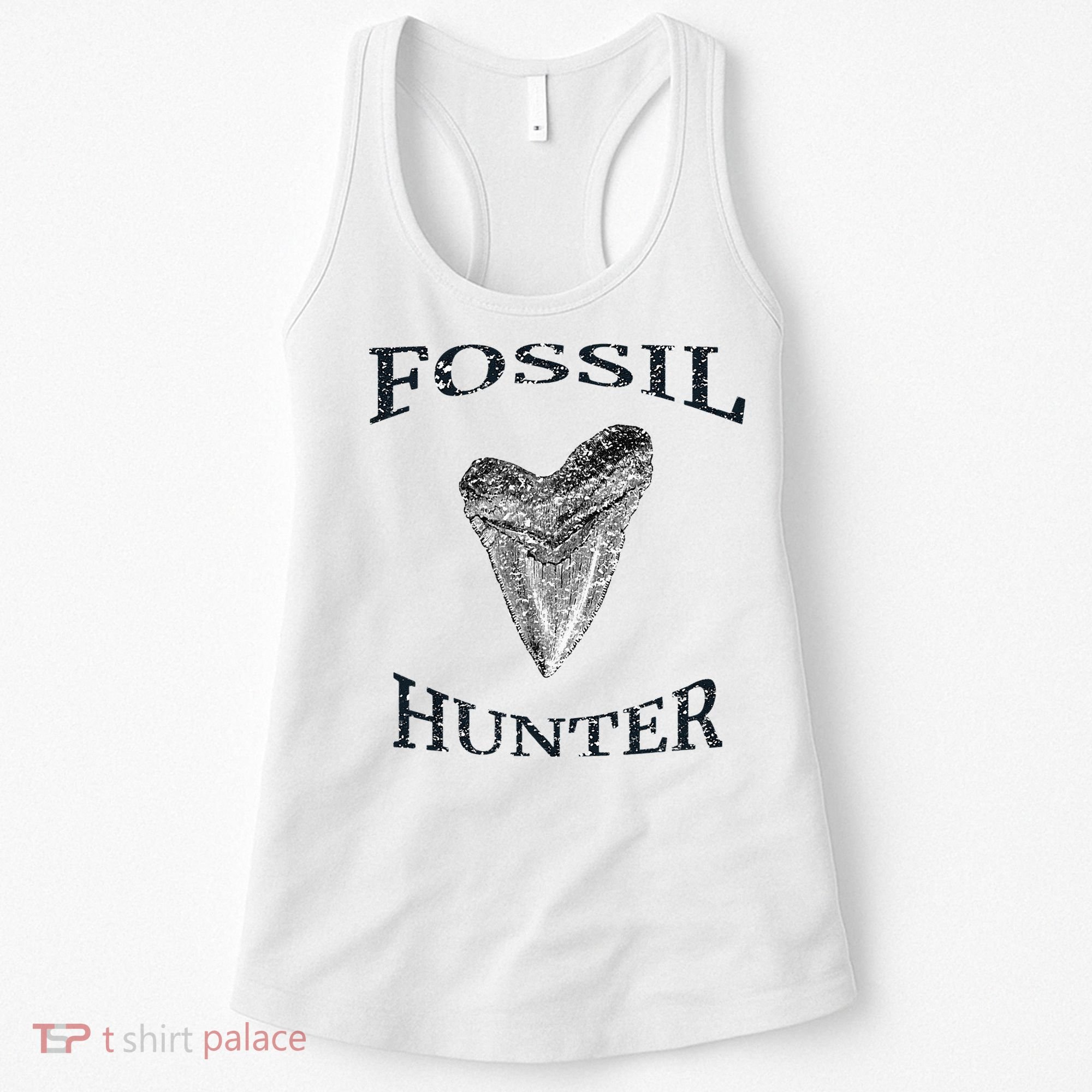 Great Distressed Fossil Hunter Megalodon Tooth Enthusiast Women's Tank Top