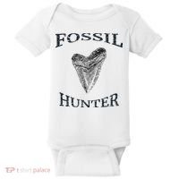Great Distressed Fossil Hunter Megalodon Tooth Enthusiast Baby Bodysuit thumb 0