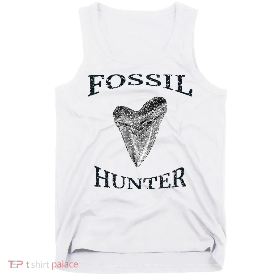 Great Distressed Fossil Hunter Megalodon Tooth Enthusiast Tank Top