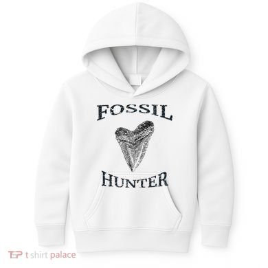 Great Distressed Fossil Hunter Megalodon Tooth Enthusiast Kids Hoodie