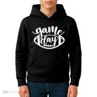 Game Day Football Fan Kids Hoodie thumb 4