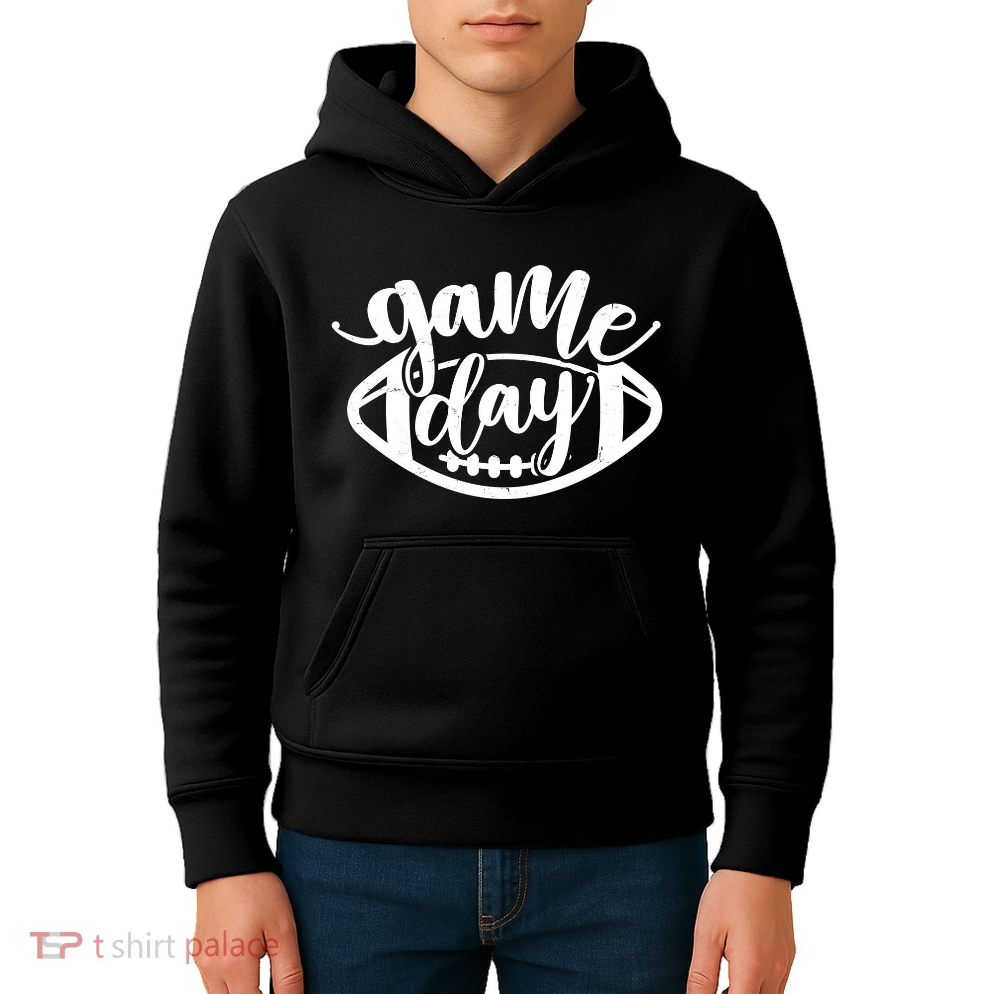 Game Day Football Fan Kids Hoodie